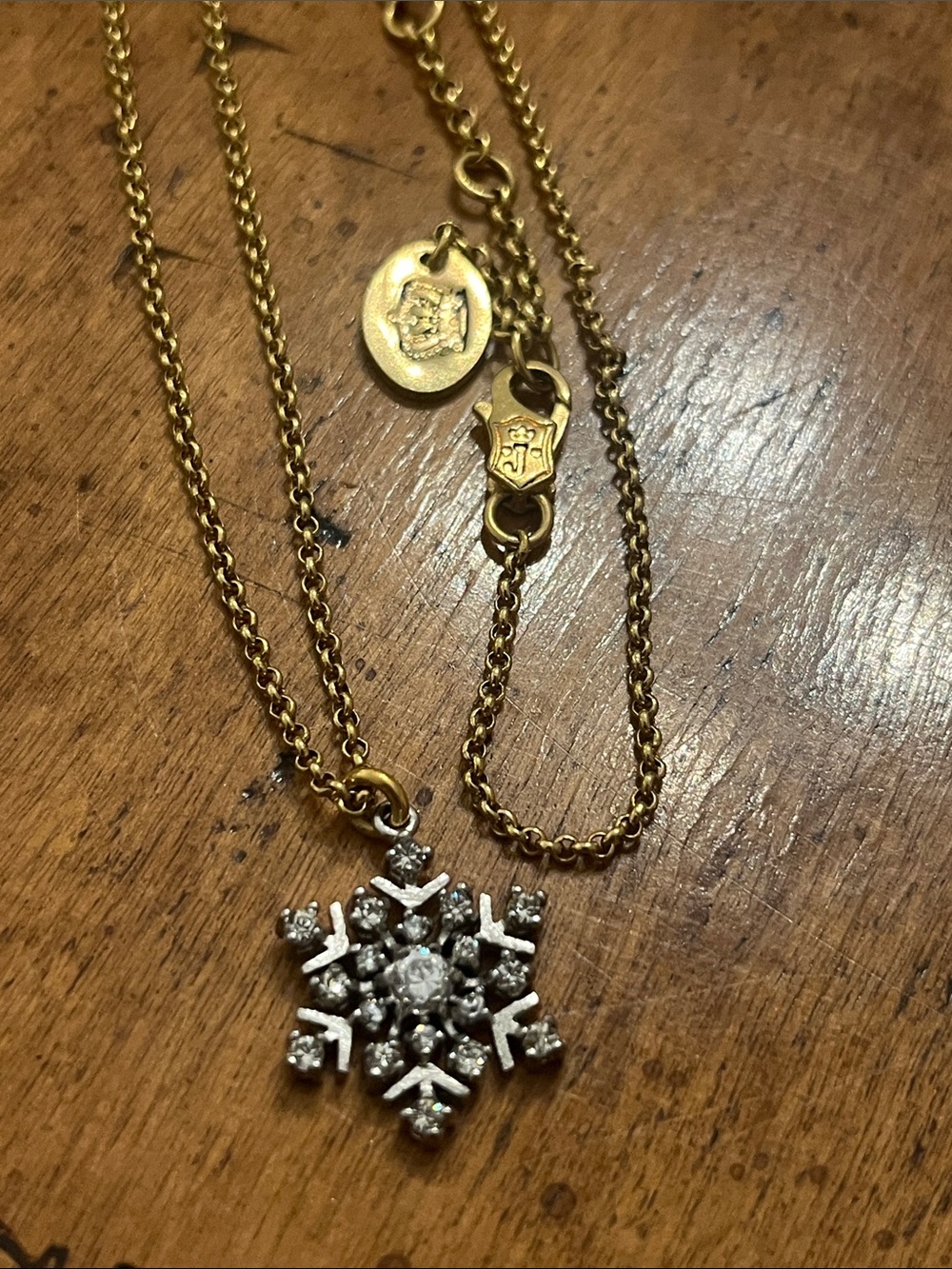 Juicy Couture Limited Edition Snowflake Charm Necklace